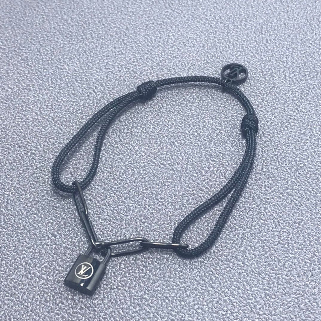 Louis Silver Lockit Titanium Bracelet